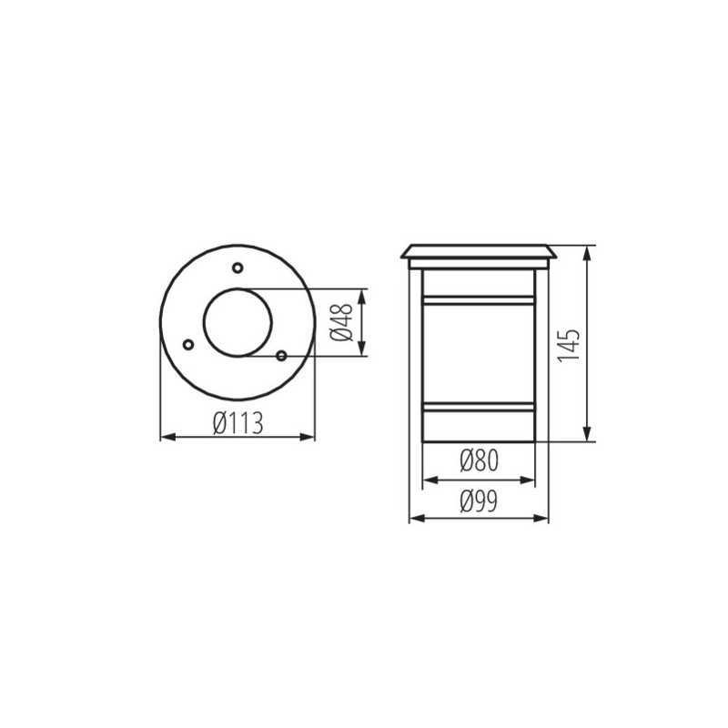 https://design-led.fr/ Luminaire encastré de sol BERG DL-10O GU10 43,10&nbsp;€ 43,10&nbsp;€ 7172