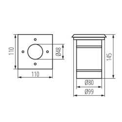 https://design-led.fr/ Luminaire encastré de sol BERG DL-10L GU10 43,10&nbsp;€ 43,10&nbsp;€ 7173