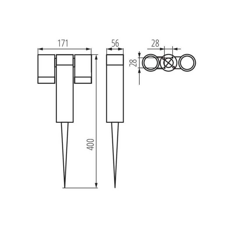 https://design-led.fr/ Projecteur Piquet USTI SP 2xGU10 IP54 58,00&nbsp;€ 58,00&nbsp;€ 36560