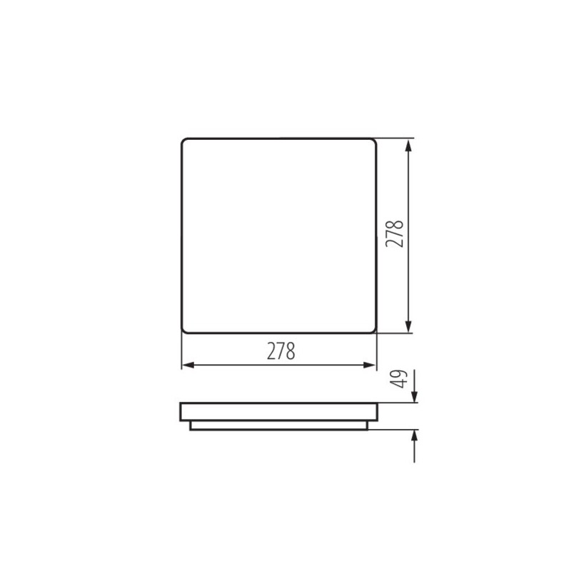 https://design-led.fr/ Plafonnier LED VARSO détecteur 278 x 278 18W 4000K 56,70&nbsp;€ 56,70&nbsp;€ 26980