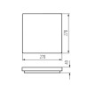 https://design-led.fr/ Plafonnier LED VARSO détecteur 278 x 278 18W 4000K 56,70&nbsp;€ 56,70&nbsp;€ 26980