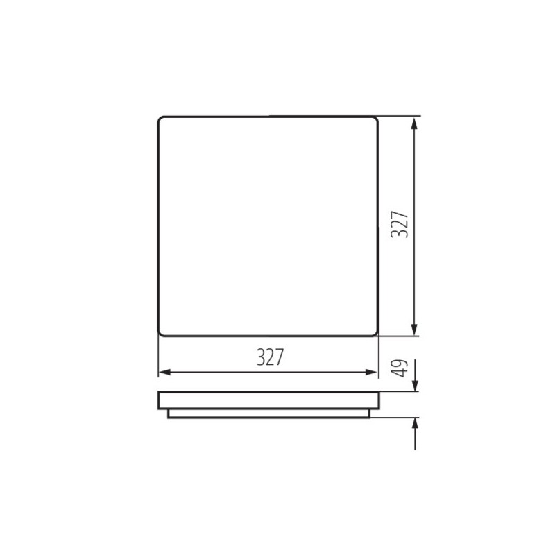 https://design-led.fr/ Plafonnier LED VARSO détecteur 327 x 327 24W 4000K 65,60&nbsp;€ 65,60&nbsp;€ 26983