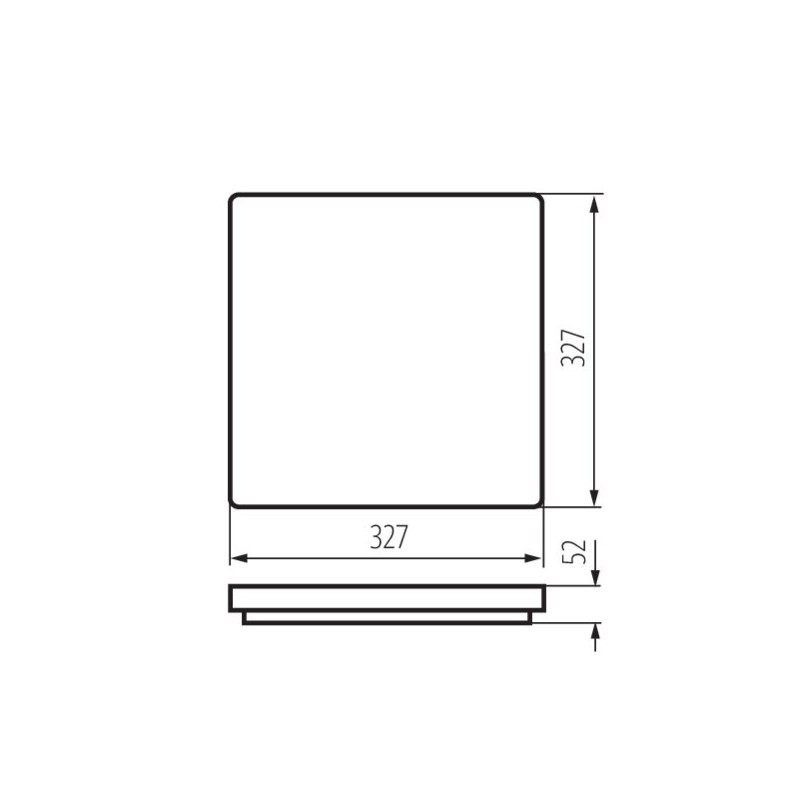 https://design-led.fr/ Plafonnier LED VARSO 327 x 327 36W 4000K 67,30&nbsp;€ 67,30&nbsp;€ 26449
