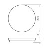 https://design-led.fr/ Plafonnier LED STIVI Ø280 24W 4000K 50,90&nbsp;€ 50,90&nbsp;€ 35000