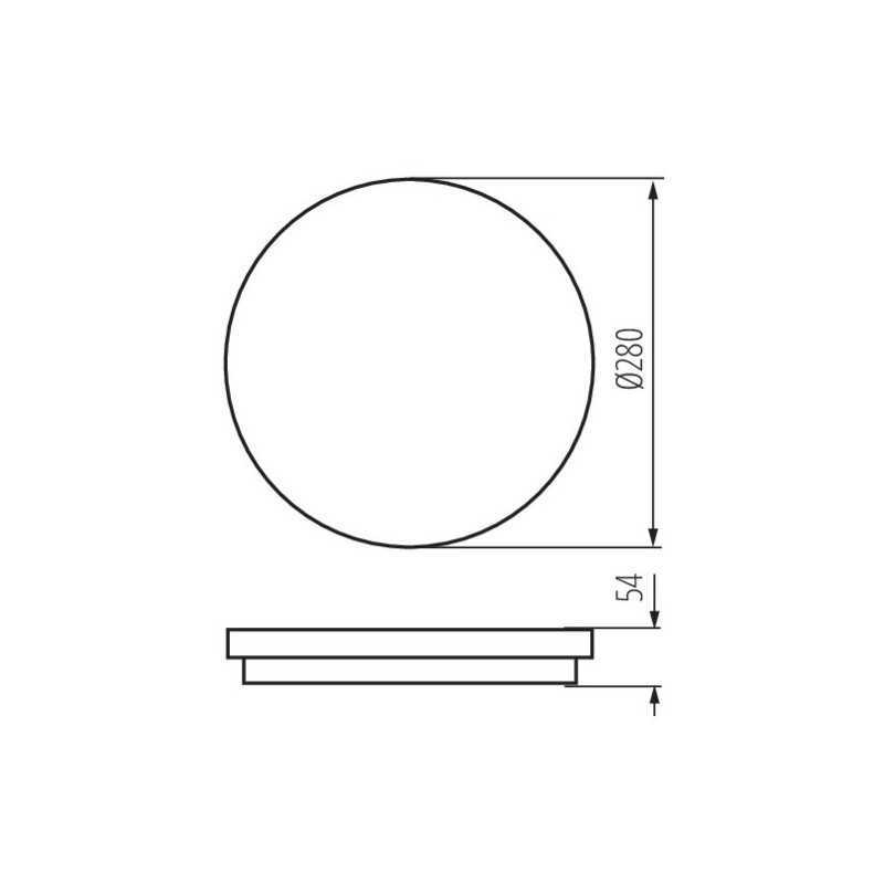 https://design-led.fr/ Plafonnier LED STIVI détecteur Ø280 24W 4000K 67,40&nbsp;€ 67,40&nbsp;€ 35001
