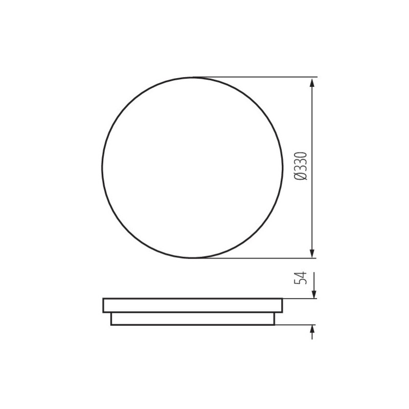 https://design-led.fr/ Plafonnier LED STIVI Ø330 36W 4000K 63,30&nbsp;€ 63,30&nbsp;€ 35002