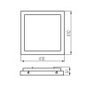 https://design-led.fr/ Plafonnier LED TYBIA détecteur 410 x 410 38W 4000K gris blanc 101,50&nbsp;€ 101,50&nbsp;€ 24641