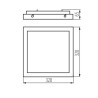 https://design-led.fr/ Plafonnier LED TYBIA détecteur 320 x 320 25W 4000K noir 83,40&nbsp;€ 83,40&nbsp;€ 24647