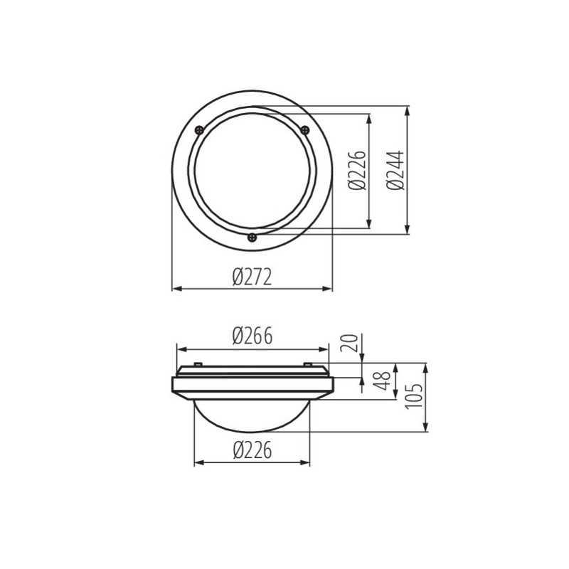https://design-led.fr/ Plafonnier MARC 1xE27 Ø272 blanc 24,20&nbsp;€ 24,20&nbsp;€ 7015