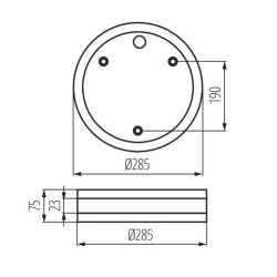 https://design-led.fr/ Plafonnier JURBA 2xE27 Ø285 nickel satiné 55,00&nbsp;€ 55,00&nbsp;€ 8980