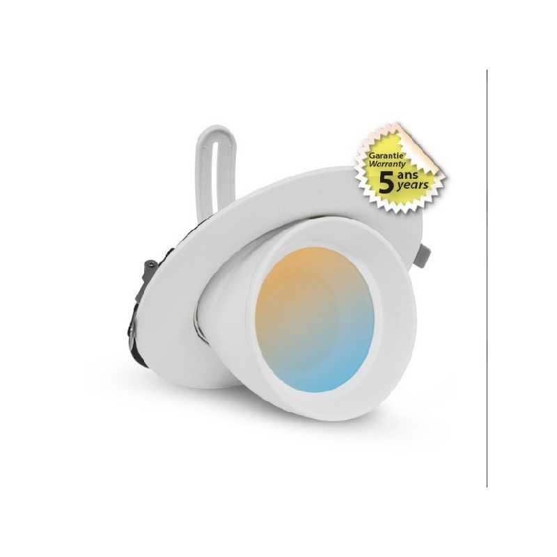 https://design-led.fr/ Spot LED Escargot BOUTICA Rond Inclinable et Orientable Blanc 38W CCT GARANTIE 5 ANS 118,20&nbsp;€ 118,20...