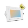 https://design-led.fr/ Spot LED Rectangulaire STELLA Inclinable avec Alimentation Electronique 32/38W CCT GARANTIE 5 ANS 126...