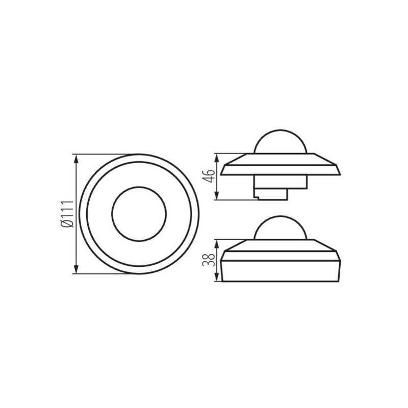 https://design-led.fr/ Détecteur de mouvement PIR SENTO-O saillie ou encastré noir 25,70&nbsp;€ 25,70&nbsp;€ 37367