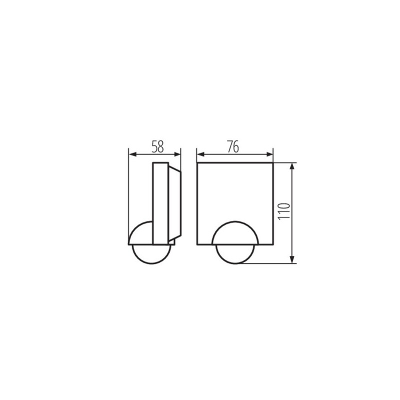 https://design-led.fr/ Détecteur de mouvement PIR SENSQUARE blanc 19,50&nbsp;€ 19,50&nbsp;€ 37368