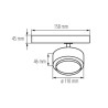 https://design-led.fr/ Projecteur pour montage sur rail BTL blanc 28W 3000K 83,10&nbsp;€ 83,10&nbsp;€ 35654