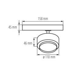 https://design-led.fr/ Projecteur pour montage sur rail BTL noir 28W 4000K 83,10&nbsp;€ 83,10&nbsp;€ 35657