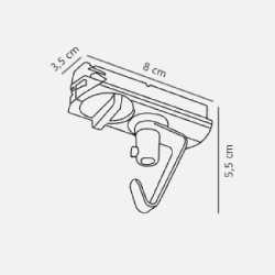 https://design-led.fr/ Link Pendant Adapter Luminaire Sur Rail mono Blanc 14,90&nbsp;€ 14,90&nbsp;€ 79069901