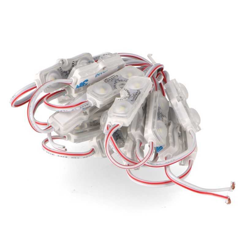 https://design-led.fr/ Chaîne de 20 Modules de 2 Leds Smd Samsung 12V Dc 1W 6000k 16,50&nbsp;€ 16,50&nbsp;€ LM7165