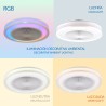 https://design-led.fr/ Ventilateur de Plafond à Led Colours Cct+ Rgbic 50cm 190,70&nbsp;€ 190,70&nbsp;€ LM8830