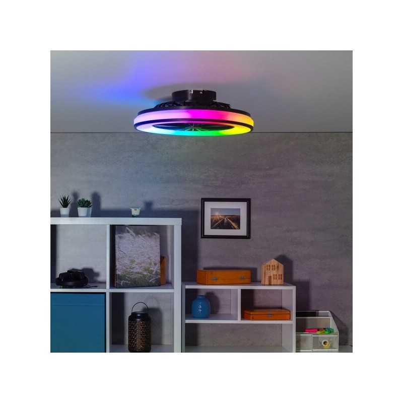 https://design-led.fr/ Plafonnier LED avec ventilateur PLAVE LED CCT+RGB 50cm 106,70&nbsp;€ 106,70&nbsp;€ 38034