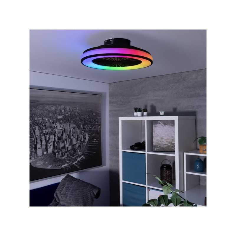 https://design-led.fr/ Plafonnier LED avec ventilateur PLAVE LED CCT+RGB 50cm 106,70&nbsp;€ 106,70&nbsp;€ 38034