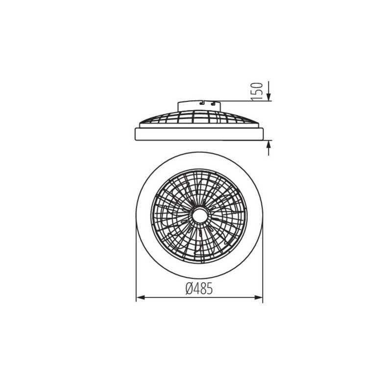 https://design-led.fr/ Plafonnier LED avec ventilateur PLAVE LED CCT+RGB 50cm 106,70&nbsp;€ 106,70&nbsp;€ 38034