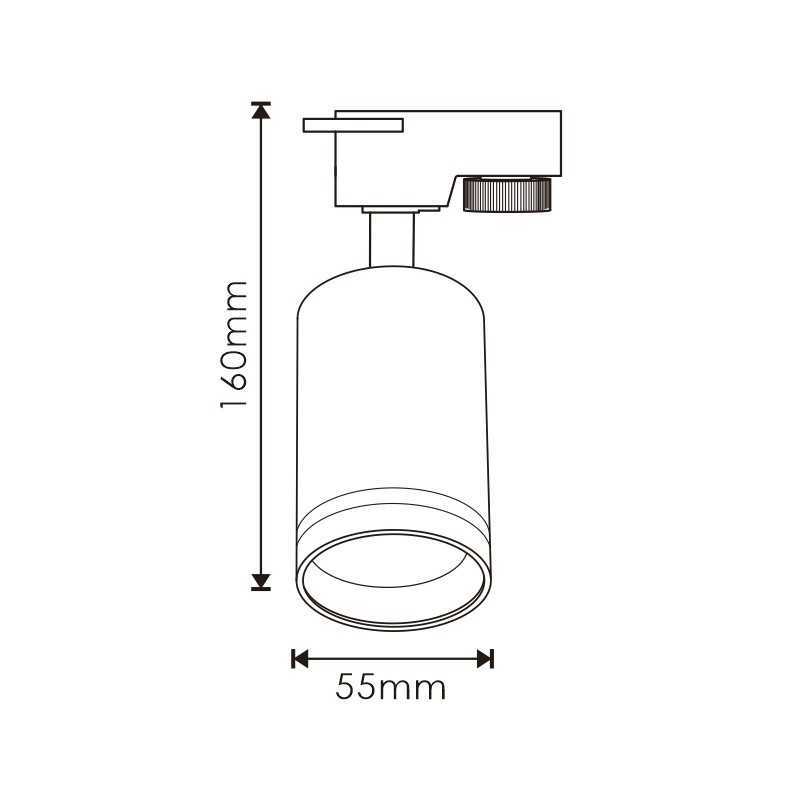 https://design-led.fr/ spot sur rail monophasé XD GU10 noir 11,70&nbsp;€ 11,70&nbsp;€ LM3198