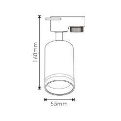 https://design-led.fr/ spot sur rail monophasé XD GU10 Blanc 11,70&nbsp;€ 11,70&nbsp;€ LM3197