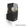 https://design-led.fr/ Applique Murale HELIOS E27 Rectangulaire Noir & détecteur IR IP44 68,80&nbsp;€ 68,80&nbsp;€ 100941