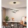 https://design-led.fr/ Lampe Suspendue Tringhs noir 3 anneaux 76w CTT dimmable par télécommande 178,50&nbsp;€ 178,50&nbsp;€ A2617
