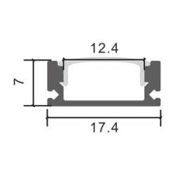 https://design-led.fr/ Profilé Aluminium Sid Laqué Noir - 2 Mètres 8,90&nbsp;€ 8,90&nbsp;€ LM3708
