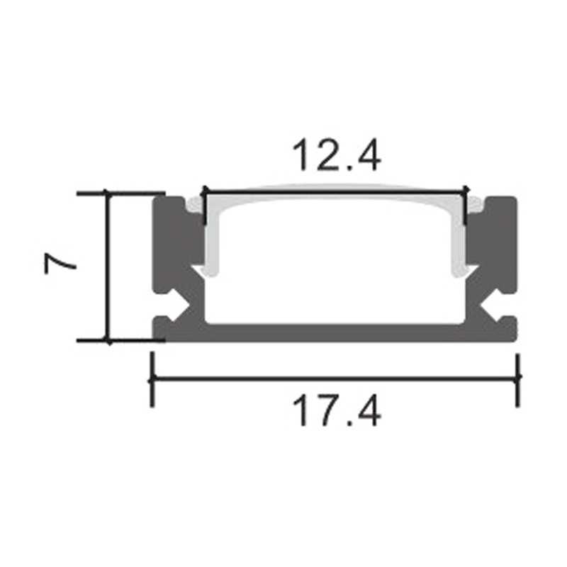 https://design-led.fr/ Profilé Aluminium Sid Laqué Noir - 2 Mètres 8,90&nbsp;€ 8,90&nbsp;€ LM3708