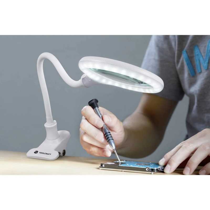 https://design-led.fr/ Lampe loupe LED Grossissement: 1.75 x blanc 4-8W 6500K 60,40&nbsp;€ 60,40&nbsp;€ 3058891