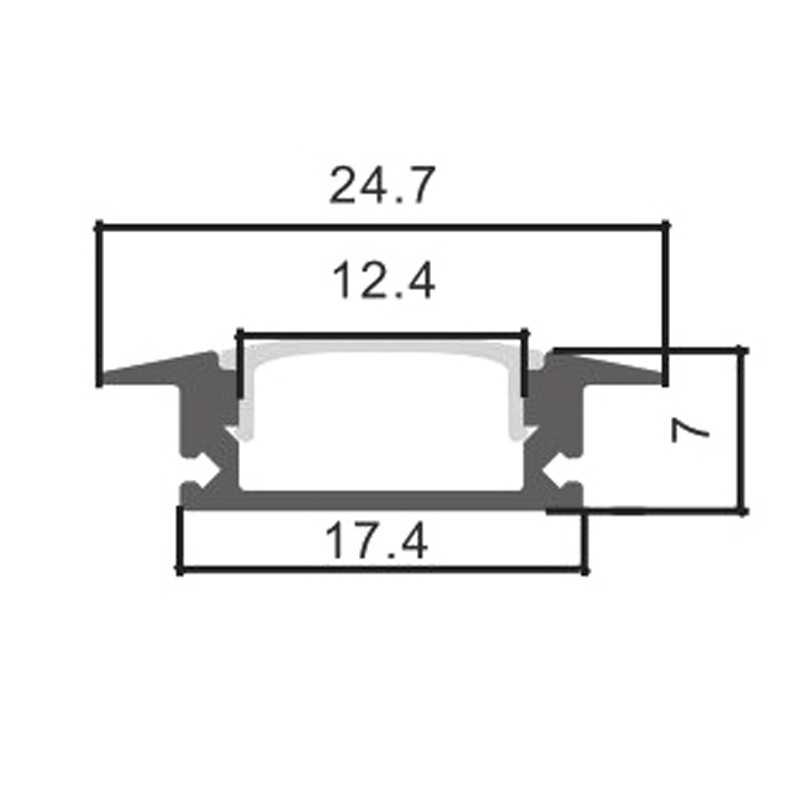 https://design-led.fr/ Profilé En Aluminium Sub Laqué Blanc - 2 Mètres 11,90&nbsp;€ 11,90&nbsp;€ LM3704