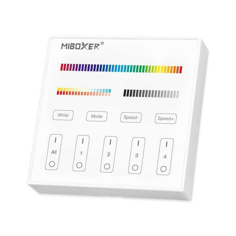 https://design-led.fr/ Contrôleur LED RGB&CCT tactile Blanc sans fil 4 zones 26,50&nbsp;€ 26,50&nbsp;€ FUTB4W