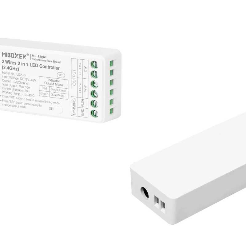 https://design-led.fr/ Contrôleur LED Miboxer 2 fils 2 en 1 2,4 GHz 12-48V DC (LC2-RF) 22,30&nbsp;€ 22,30&nbsp;€ LC2RF