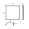 https://design-led.fr/ Panneau Led Cadre LED 595X595 AVAR 32W CCT 3000/4000/6500K 38,00&nbsp;€ 38,00&nbsp;€ 26779