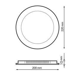 https://design-led.fr/ Dalle Led Circulaire Série Pro 20W Cct Ø 220 mm 21,20&nbsp;€ 21,20&nbsp;€ GA5624