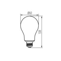 https://design-led.fr/ Ampoule LED XLED A60 E27 Bulb Filament 4W 1800K 6,60&nbsp;€ 6,60&nbsp;€ 33516