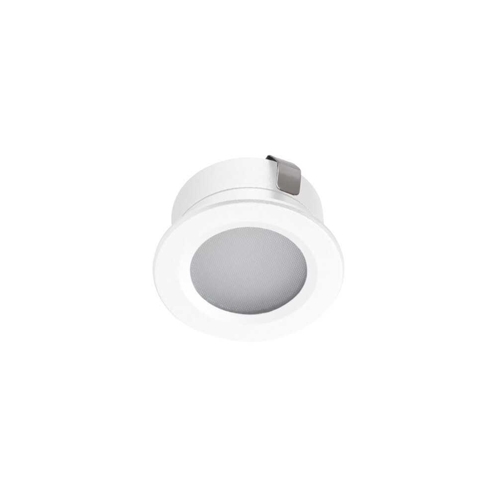 Luminaire LED intégré 12V 1W IMBER Ø30 mm IP65 4000K Blanc